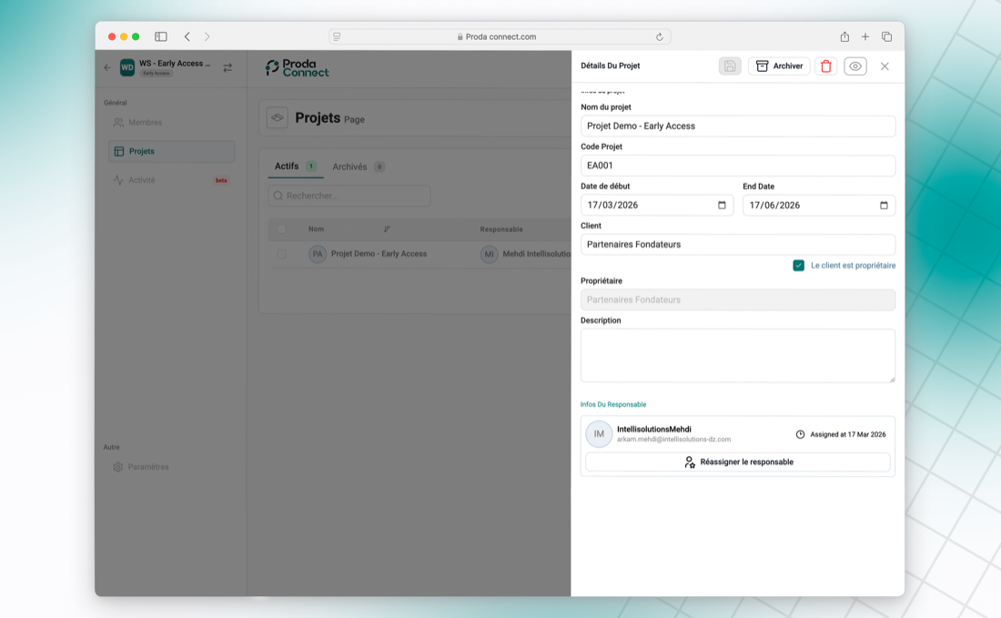 Configuration de projet